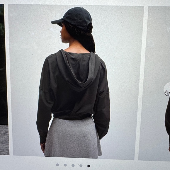 Lululemon soft jersey relaxed wrap front hoodie - Picture 6 of 10